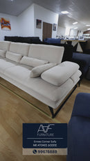 Γωνιακός καναπές ERMES - Μπεζ